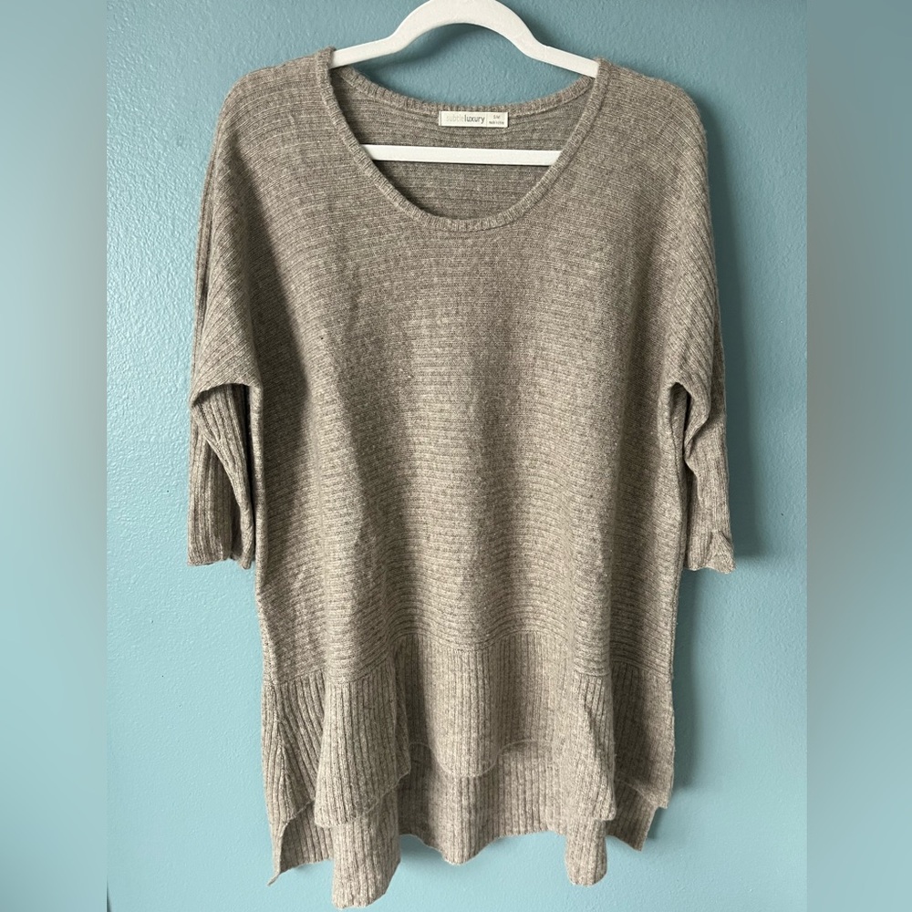 Oatmeal/light brown/tan Women's Sweater